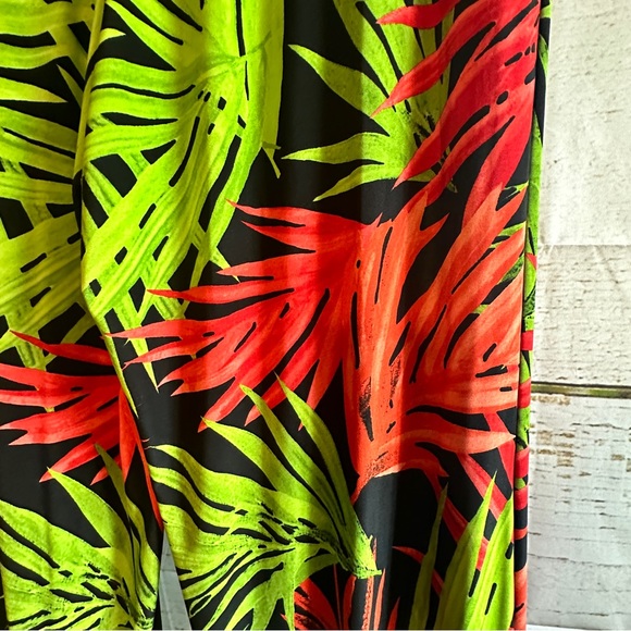 INC International Concepts Palazzo Cruise Pants Slinky Stretch Wide Leg Size 0X - Picture 3 of 10